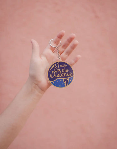 I Can Go The Distance Keychain